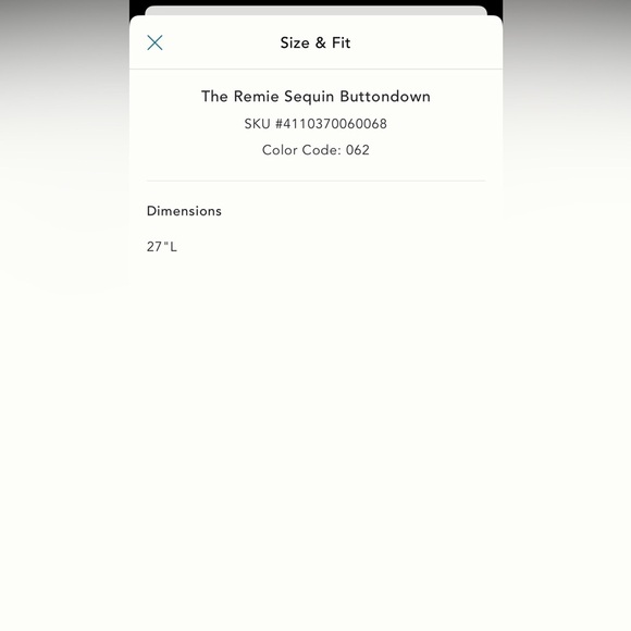 NWT new medium Anthropologie Remoe sequin button down shirt raspberry pink red - Picture 13 of 13